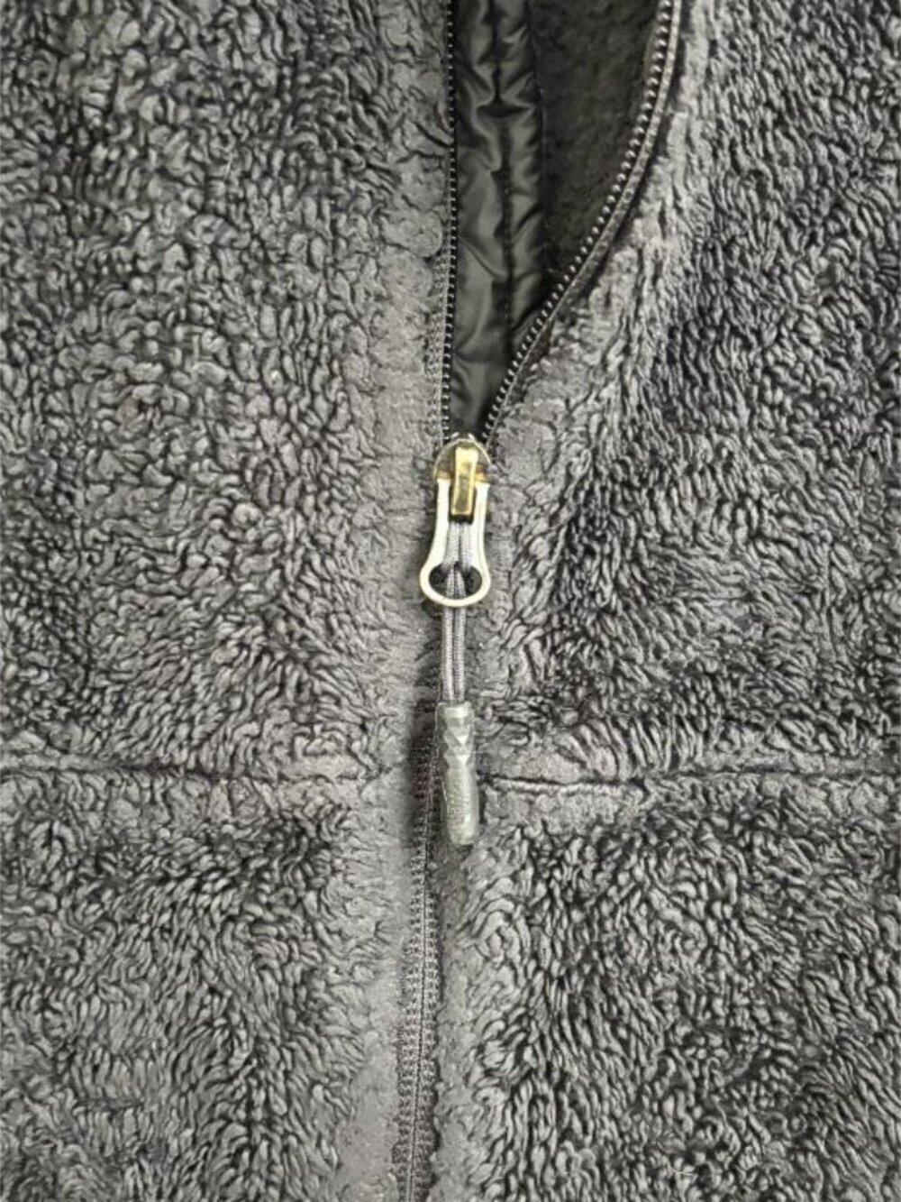 The North Face Black Soft Fleece Sz Small Zip Up High Neck Sweater - small - Picture 11 of 11